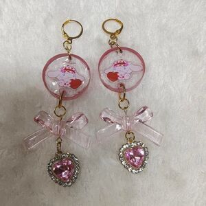 No-brand Women's Pink and Gold Jewellery